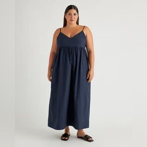 Quince 100% Organic Cotton Sleeveless Maxi Dress